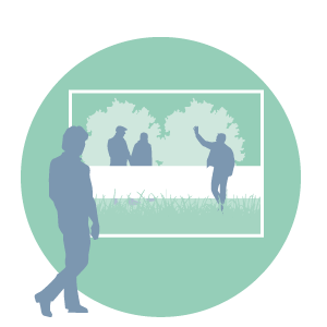Person and picture
