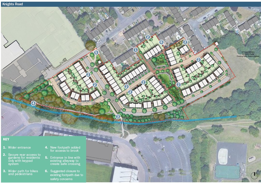 Knights road plan update